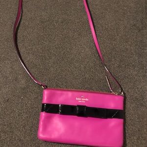 Hot pink kate spade purse